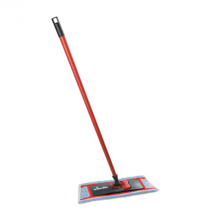 Mop plat premium Vileda ActiveMax 00003, cu microfibre, cu maner 130 cm, pentru podele [3]