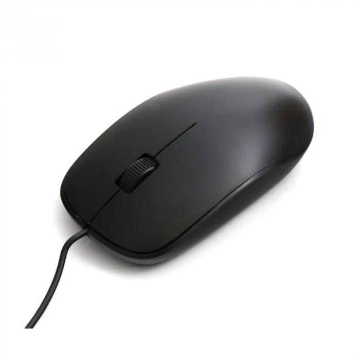 Mouse cu conectare USB, Omega 43615 OM-0420, 1200 DPI, cablu 120cm , negru [4]