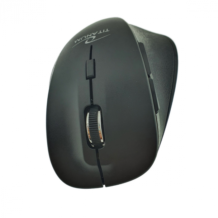 Mouse fara fir, 6D, Bluetooth v.5.0, Titanum Fornax 94656, 110 x 70 x 40 mm, 1600 DPI, negru [3]