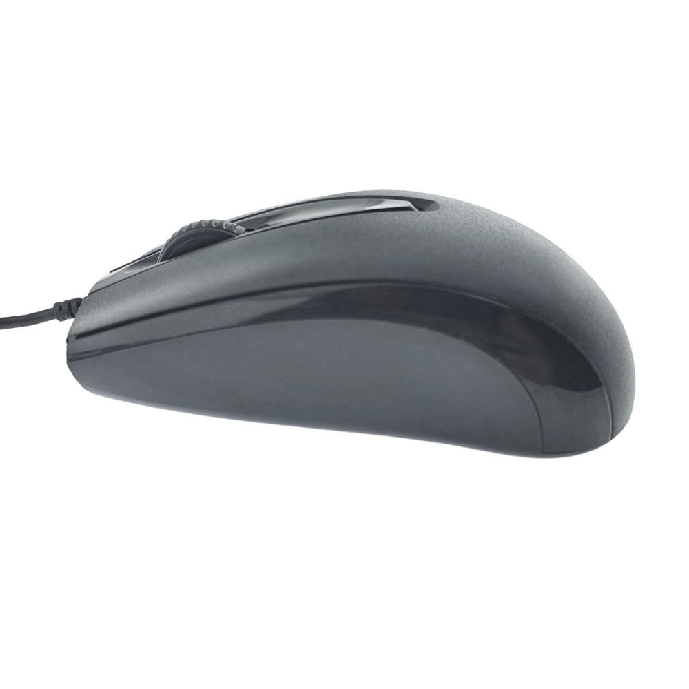 Mouse Office Classic , Cablu USB 125 cm, DPI 1200, Negru, dimensiuni 110 x 60 x 35 mm [2]