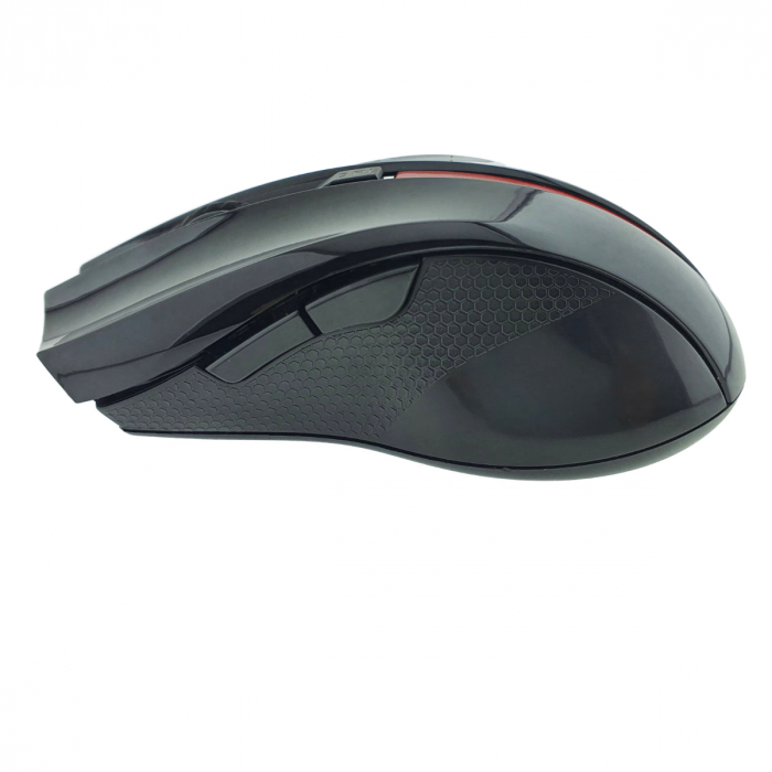 Mouse optic fara fir, 6D, Bluetooth v.5.0, Esperanza Virgo 94662, 120 x 70 x 40 mm, 1600 DPI, negru cu rosu [2]