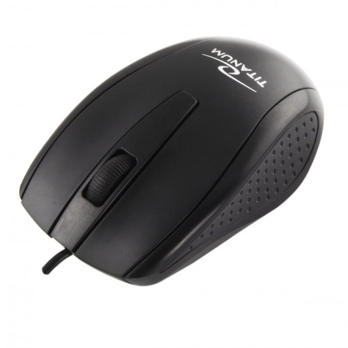 Mouse optic prin cablu USB, Esperanza, Titanum, TM110K, Marlin 3D, 1000 DPI, Blister, negru [1]