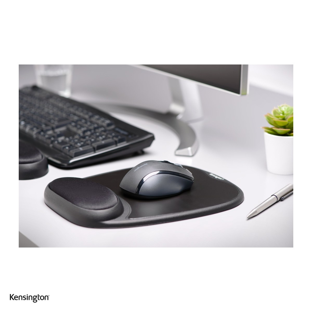 Mouse pad Kensington cu suport pentru incheietura din gel, suprafata antiderapanta, negru [4]