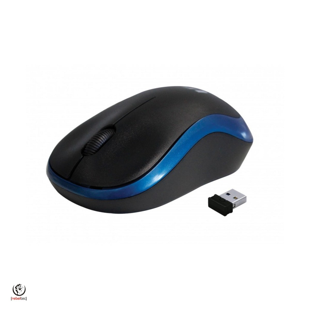 Mouse Rebeltec optical BT Meteor, 1000 dpi, 3 butoane, raza 6 m, fara fir, Albastru [4]