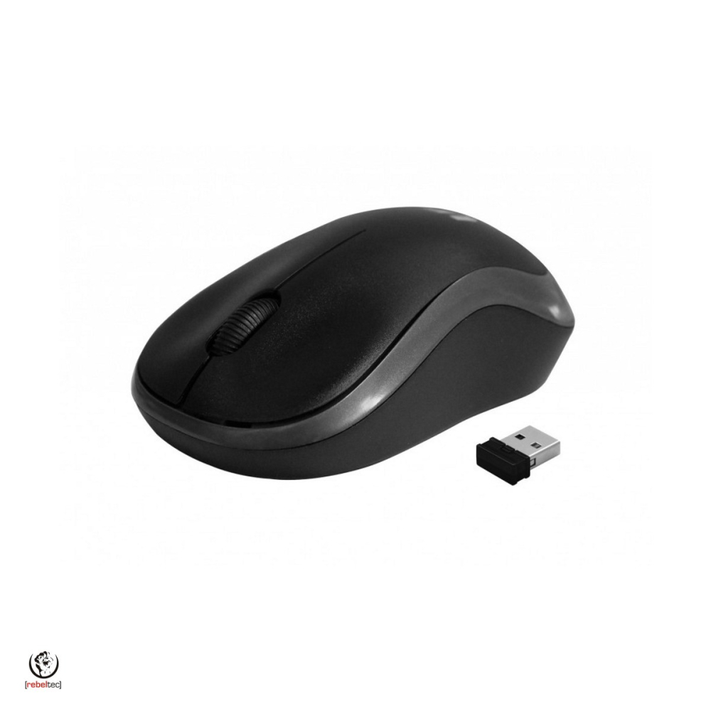 Mouse Rebeltec optical BT Meteor, 1000 dpi, 3 butoane, raza 6 m, fara fir, Argintiu [4]