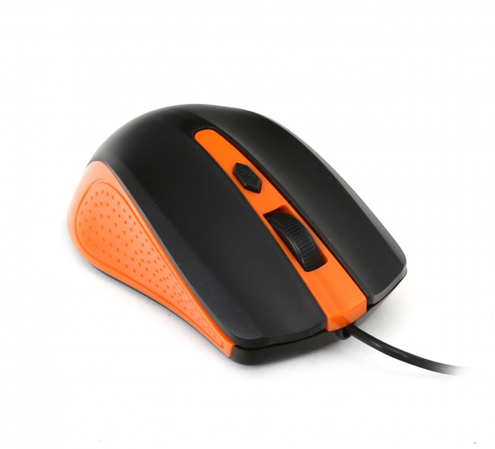 Mouse Omega Value OM05O, 1000 DPI, Negru/Portocaliu [4]