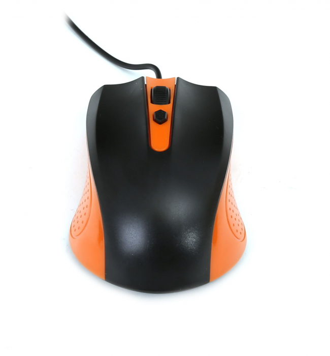 Mouse Omega Value OM05O, 1000 DPI, Negru/Portocaliu [5]