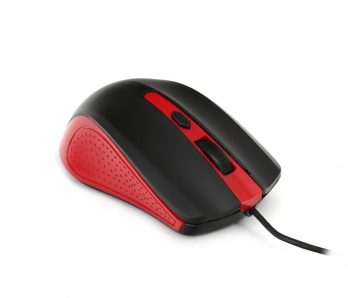 Mouse Omega Value OM05R, 1000 DPI, Negru/Rosu [4]
