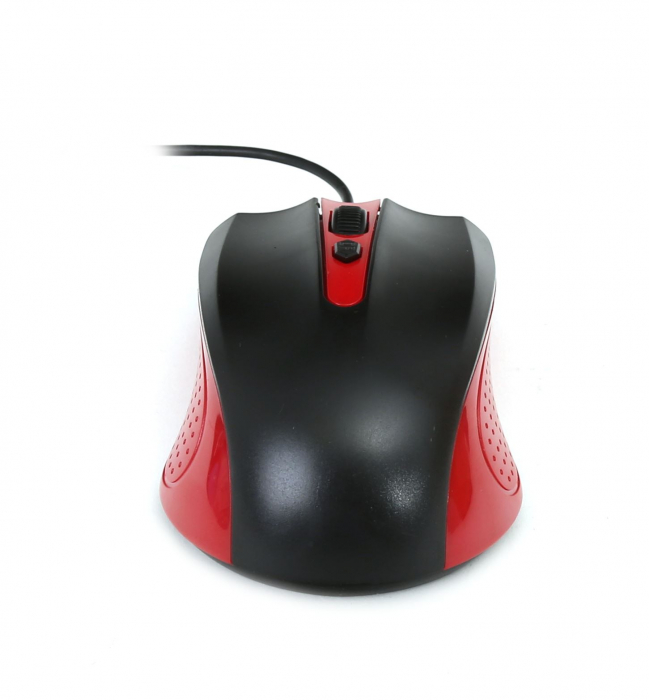 Mouse Omega Value OM05R, 1000 DPI, Negru/Rosu [5]