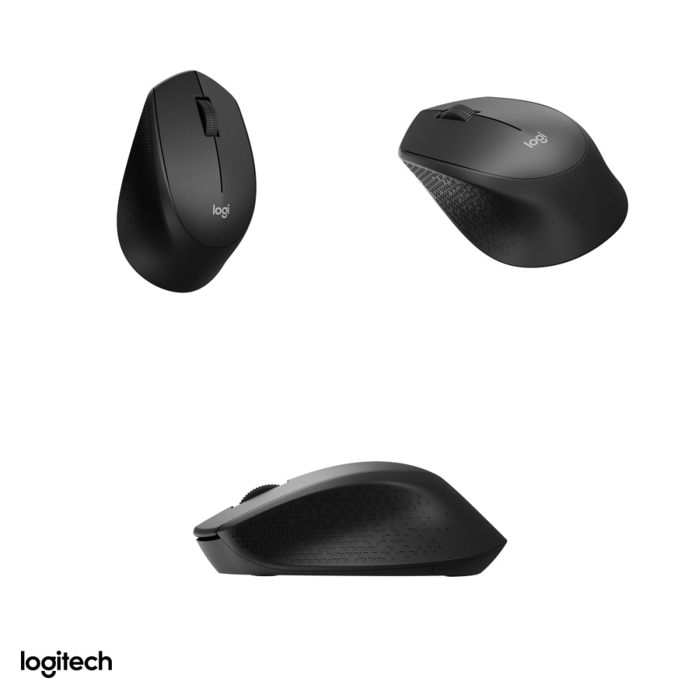 Mouse wireless Logitech M280, receptor USB nano 2.4 GHz, senzor optic 1000 DPI, 3 butoane, raza de lucru 10 m, 1 baterie AA, pentru mana dreapta, negru, 910-004287 [4]
