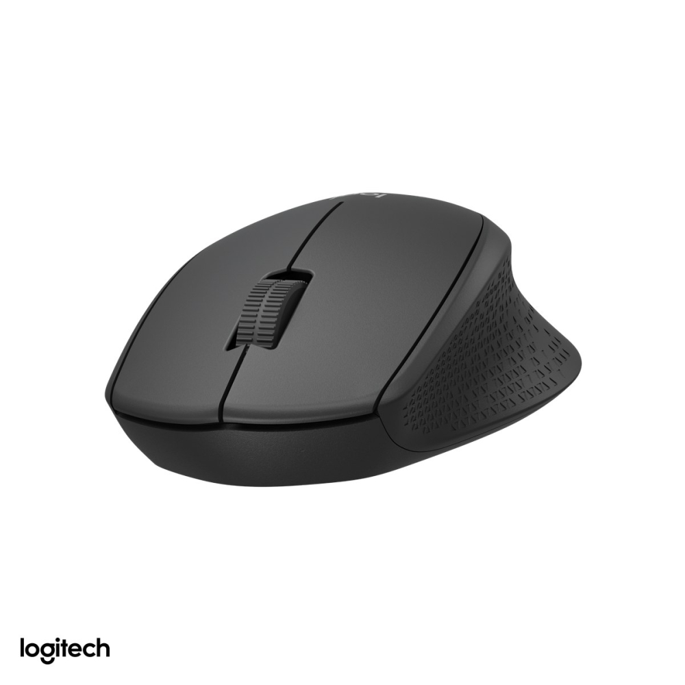 Mouse wireless Logitech M330 Silent Plus, clicuri silentioase SilentTouch, receptor USB 2.4 GHz, senzor optic 1000 DPI, 3 butoane, 1 baterie AA, pentru mana dreapta, negru, 910-004909 [5]