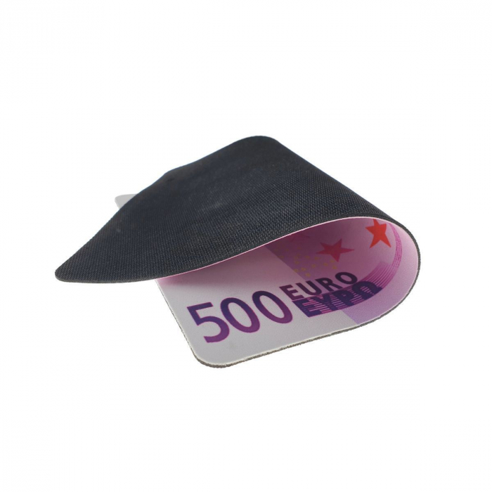 Mousepad din material textil cauciucat,275x200x2mm, design 500 Euro [2]