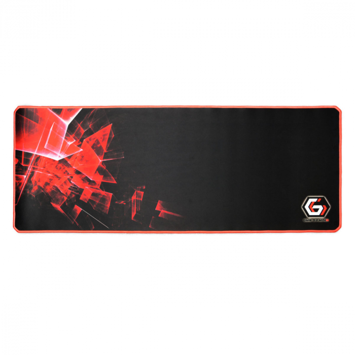 Mousepad gaming Gembird GameproXL, Negru/Rosu [2]