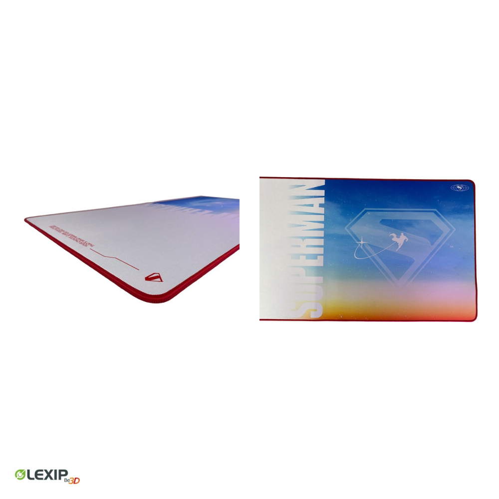 Mousepad gaming XXL flexibil Lexip Superman Sunset, 900 x 400 x 4 mm, neopren lavabil, baza din latex antiderapanta, WAXLXMP0002 [5]