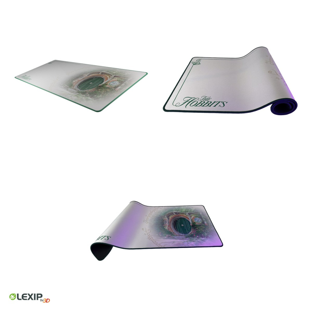 Mousepad gaming XXL flexibil Lexip The Lord of the Rings The Hobbit, 900 x 400 x 4 mm, neopren lavabil, baza din latex antiderapanta, WAXLXMP0012 [4]