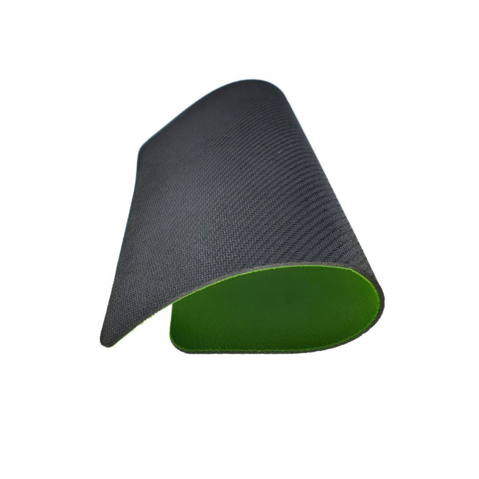 Mousepad Omega 42123, dimensiuni 220x180x3mm, textil cu baza anti-derapanta, verde [2]
