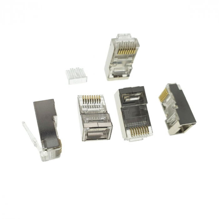 Mufa ecranata FTP RJ45 8p8c cat6 cu ghidaj pozitionare [5]