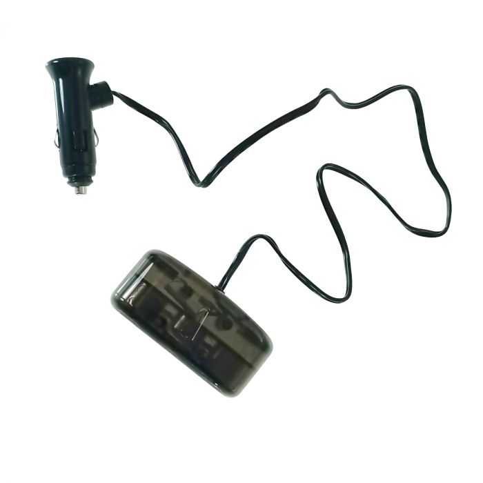 Multiplicator bricheta auto Esperanza EZ126 91157, splitter cu 3 porturi, cablu de 62cm, 12-24V, 5A negru [4]