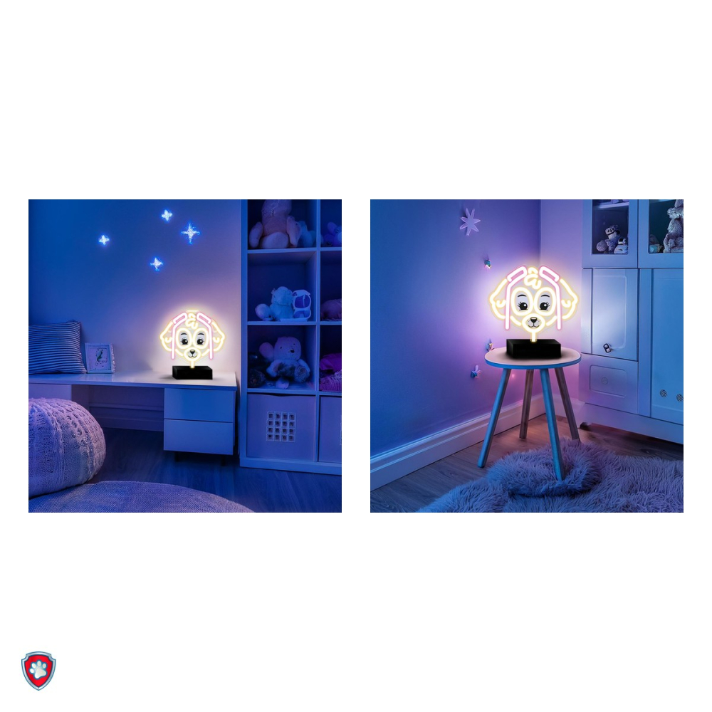 Neon LED cu suport Psi Patrol, Paw Patrol Skye, dimensiuni 25 x 25cm, cablu USB cu lungimea 1.5m [5]