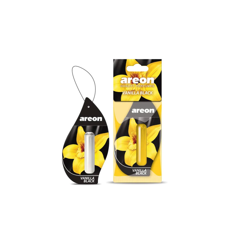 Odorizant auto Areon Vanilla Black, lichid, 5 ml, improspateaza aerul si elimina mirosurile neplacute, design compact [4]