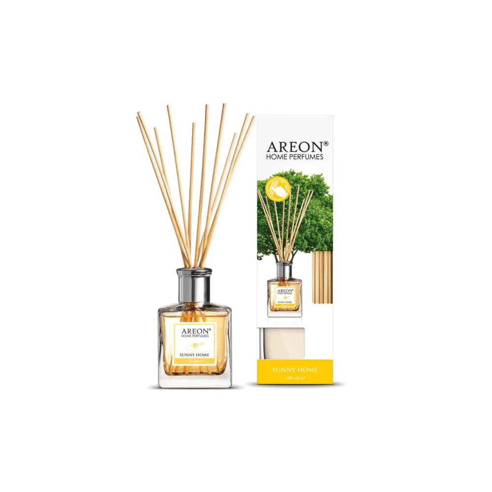 Odorizant de camera Areon Sunny cu betisoare din ratan, 150 ml, parfum floral fresh, difuzeaza parfumul treptat fara flacara sau curent [4]