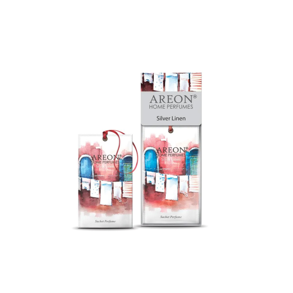 Odorizant saculet parfumat Areon Silver Linen, improspateaza aerul si elimina mirosurile neplacute, parfum de lunga durata [4]