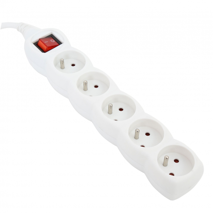 OMEGA POWER SUPPLIER EXTENSION CORD 3,0M 5 , WHITE 41343 [5]