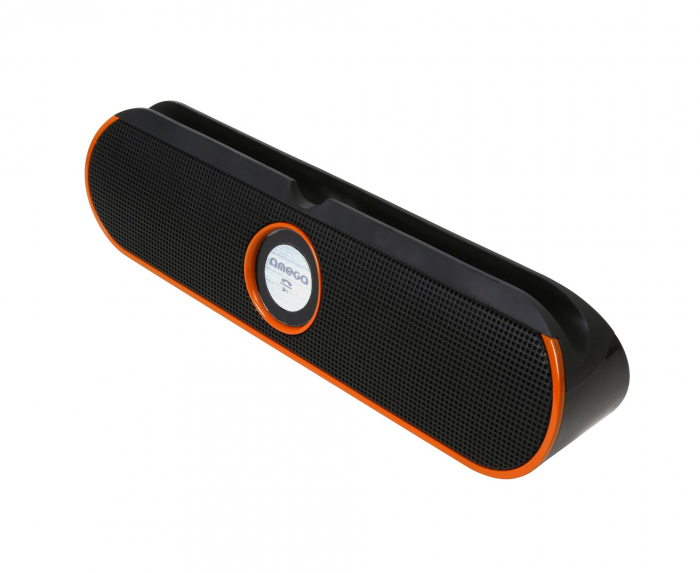 Boxa Portabila Omega Bluetooth 2x3W OG44O, Portocalie [2]