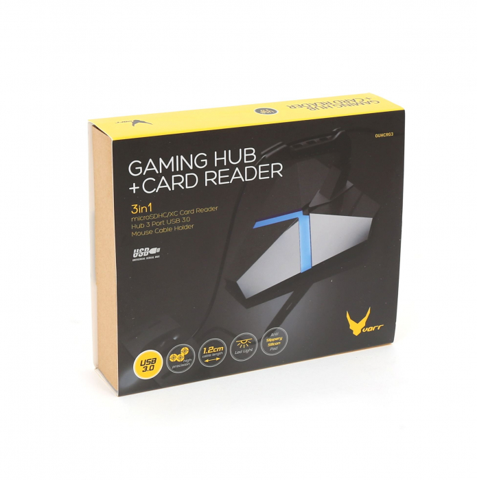 Hub Omega USB 3.0 COMBO GAMING 3 PORT + microSD CARD READER [2]