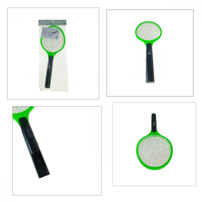 Paleta electrica anti-insecte, 3W, Esperanza Swallow, alimentare 2 x AA, verde [5]