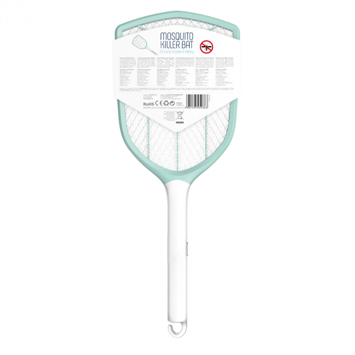 Paleta electrica anti-insecte , Platinet 45236, cu baterie tip 18650 de 1200 mAh, incarcare USB si functie iluminare LED [3]