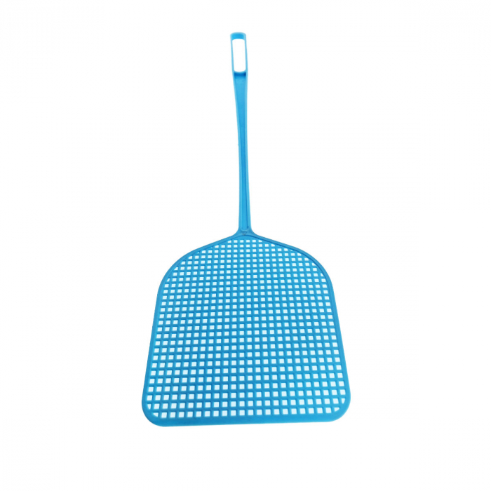 Paleta manuala Anti-Muste si Insecte cu maner flexibil, suprafata 130 x 115 x 2 mm, lungime maner 360mm, albastra [2]