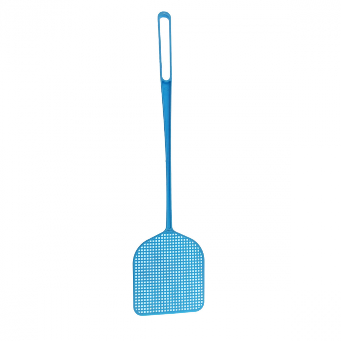 Paleta manuala Anti-Muste si Insecte cu maner flexibil, suprafata 130 x 115 x 2 mm, lungime maner 360mm, albastra [4]
