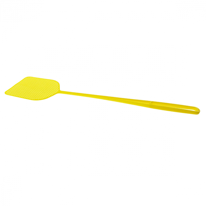 Paleta manuala Anti-Muste si Insecte cu maner flexibil, suprafata 130 x 115 x 2 mm, lungime maner 360mm, galbena [4]