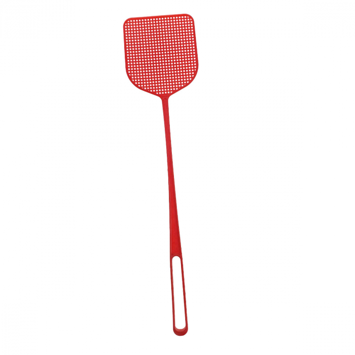 Paleta manuala Anti-Muste si Insecte cu maner flexibil, suprafata 130 x 115 x 2 mm, lungime maner 360mm, rosie [4]