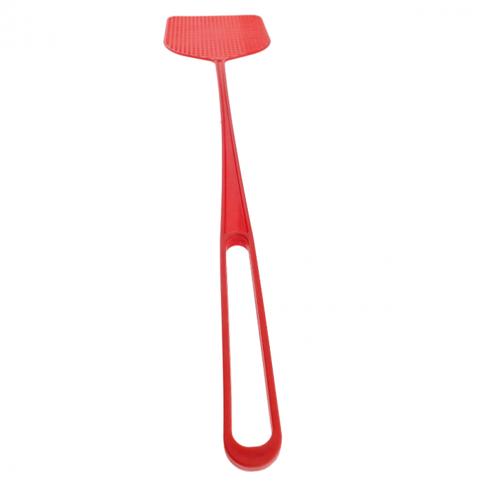 Paleta manuala Anti-Muste si Insecte cu maner flexibil, suprafata 130 x 115 x 2 mm, lungime maner 360mm, rosie [5]