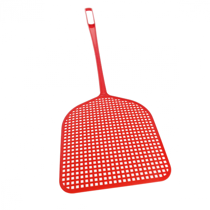 Paleta manuala Anti-Muste si Insecte cu maner flexibil, suprafata 130 x 115 x 2 mm, lungime maner 360mm, rosie [2]