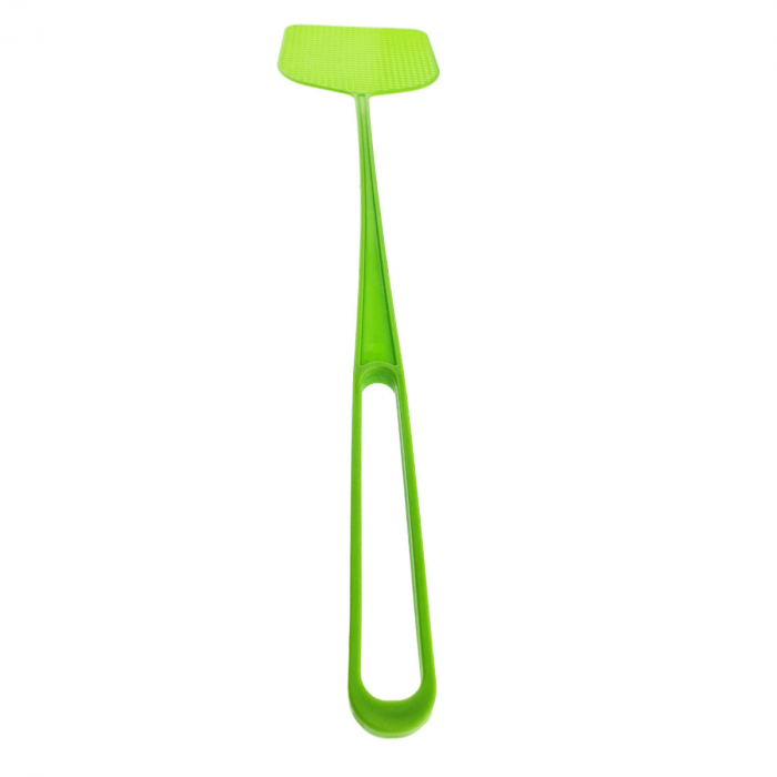 Paleta manuala Anti-Muste si Insecte cu maner flexibil, suprafata 130 x 115 x 2 mm, lungime maner 360mm, verde [5]