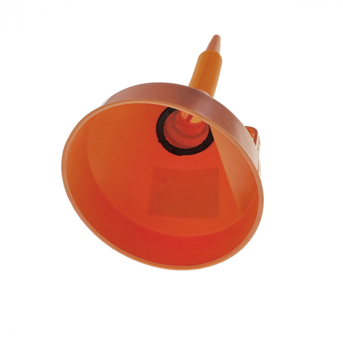 Palnie cu furtun flexibil si sita, pentru apa, cu diametrul de 160 mm, din plastic, portocalie [3]
