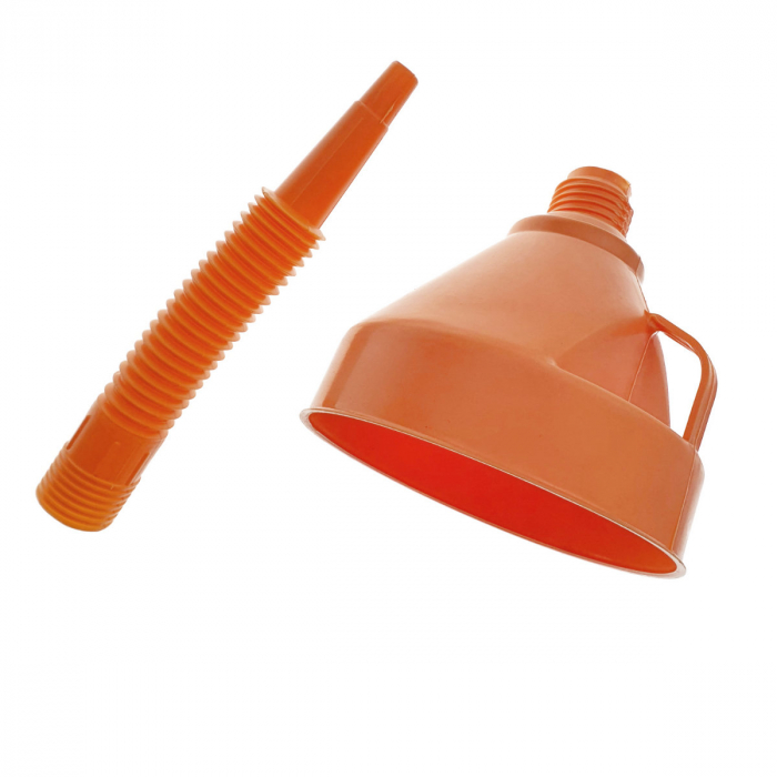 Palnie cu furtun flexibil si sita, pentru apa, cu diametrul de 160 mm, din plastic, portocalie [5]