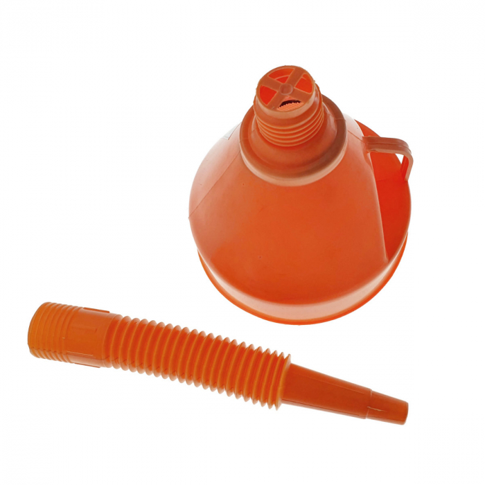 Palnie cu furtun flexibil si sita, pentru apa, cu diametrul de 160 mm, din plastic, portocalie [2]