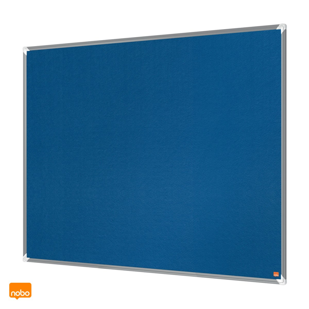 Panou din pluta Nobo Premium Plus, rama din aluminiu, montare prin colturi, pentru prinderea notitelor, 120x90 cm, albastru [5]