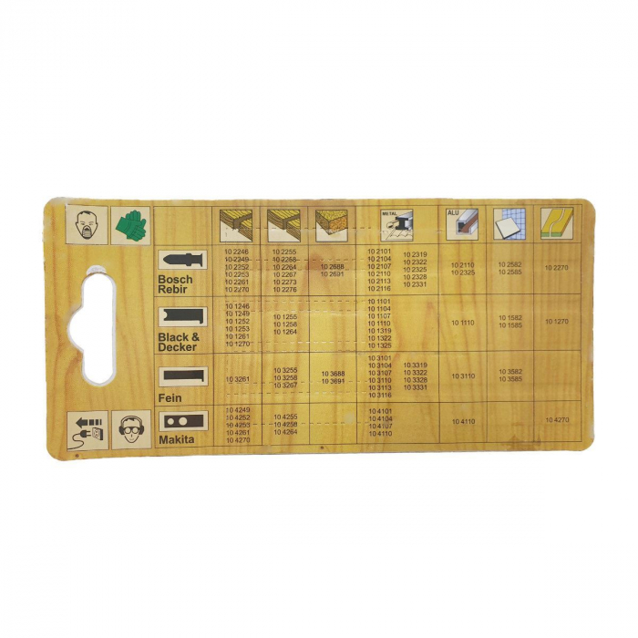 Panze T 118 A, pentru metal, Rebir , ferastrau vertical, pendular,100mm, set 5 bucati [2]