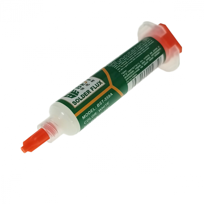 Pasta de lipit Flux SMD, 10 g, tip seringa, alba [2]