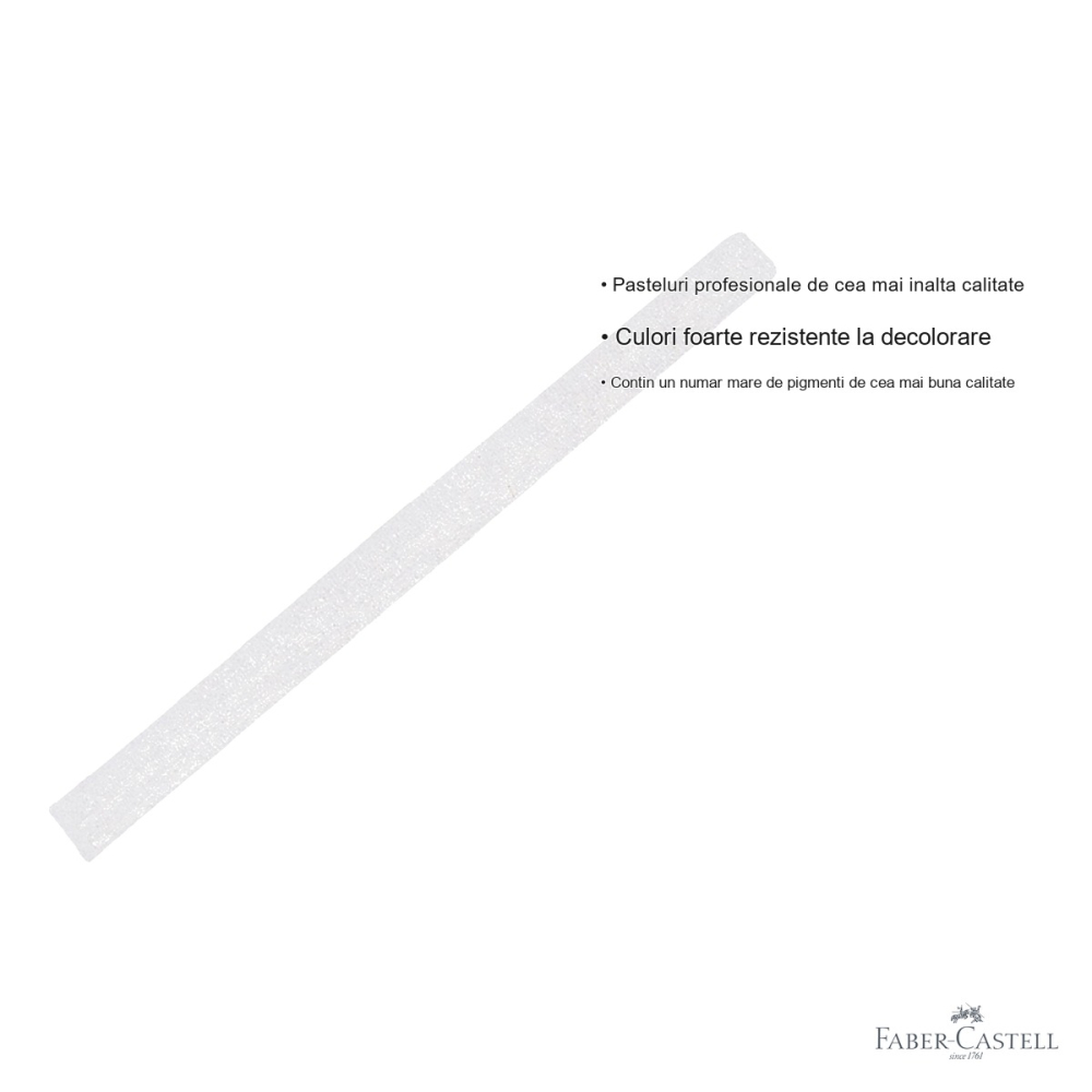 Pastel Pitt Monochrome alb mediu Faber-Castell, pigmenti de calitate superioara, pentru desen artistic si pictura [3]