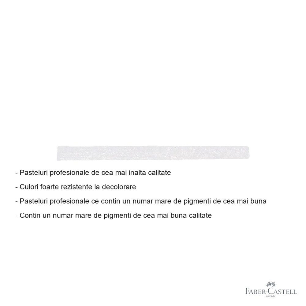 Pastel Pitt Monochrome Alb Soft Faber-Castell, pigmenti premium, pentru desen artistic si pictura [2]