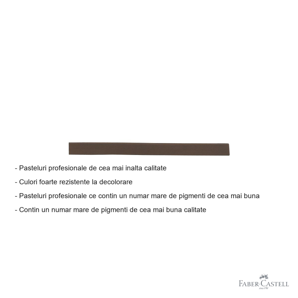 Pastel Pitt Monochrome Maro Mediu Faber-Castell, pigmenti profesionali de inalta calitate, pentru desen si pictura [2]