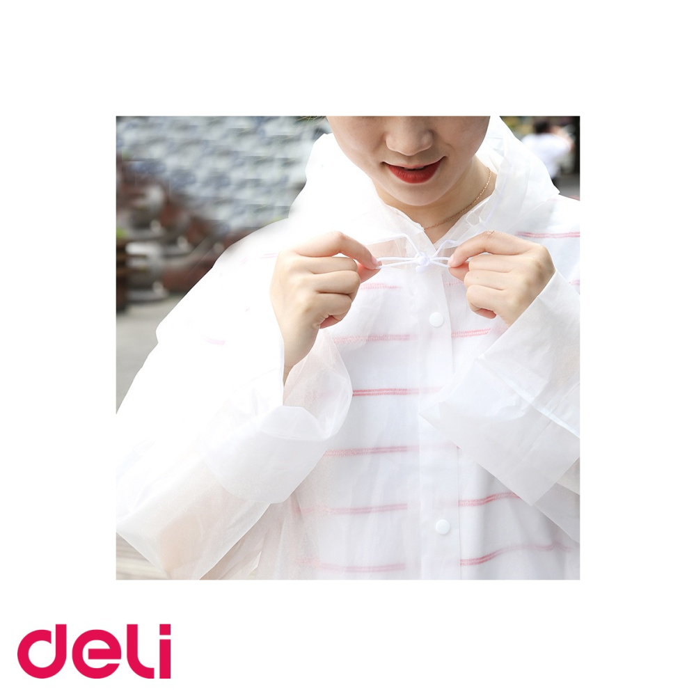 Pelerina de ploaie pentru adulti Deli, din PVC impermeabil, marime universala 150-180 cm [4]