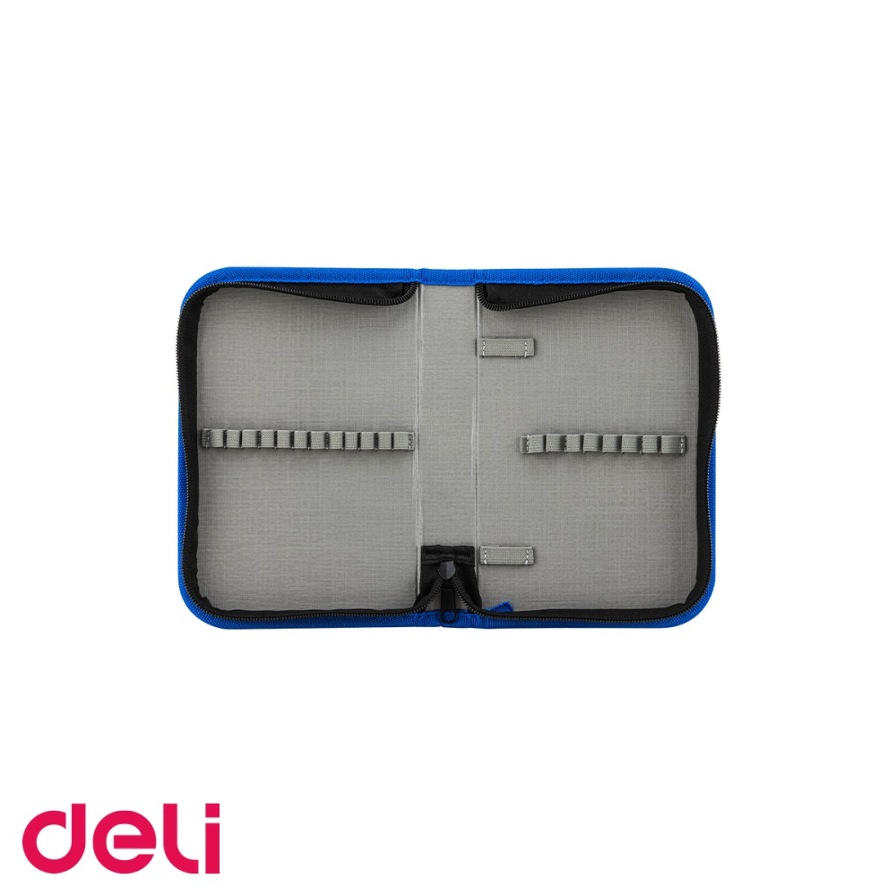 Penar neechipat Deli Racer, 1 fermoar, material poliester, pentru scoala si birou [4]