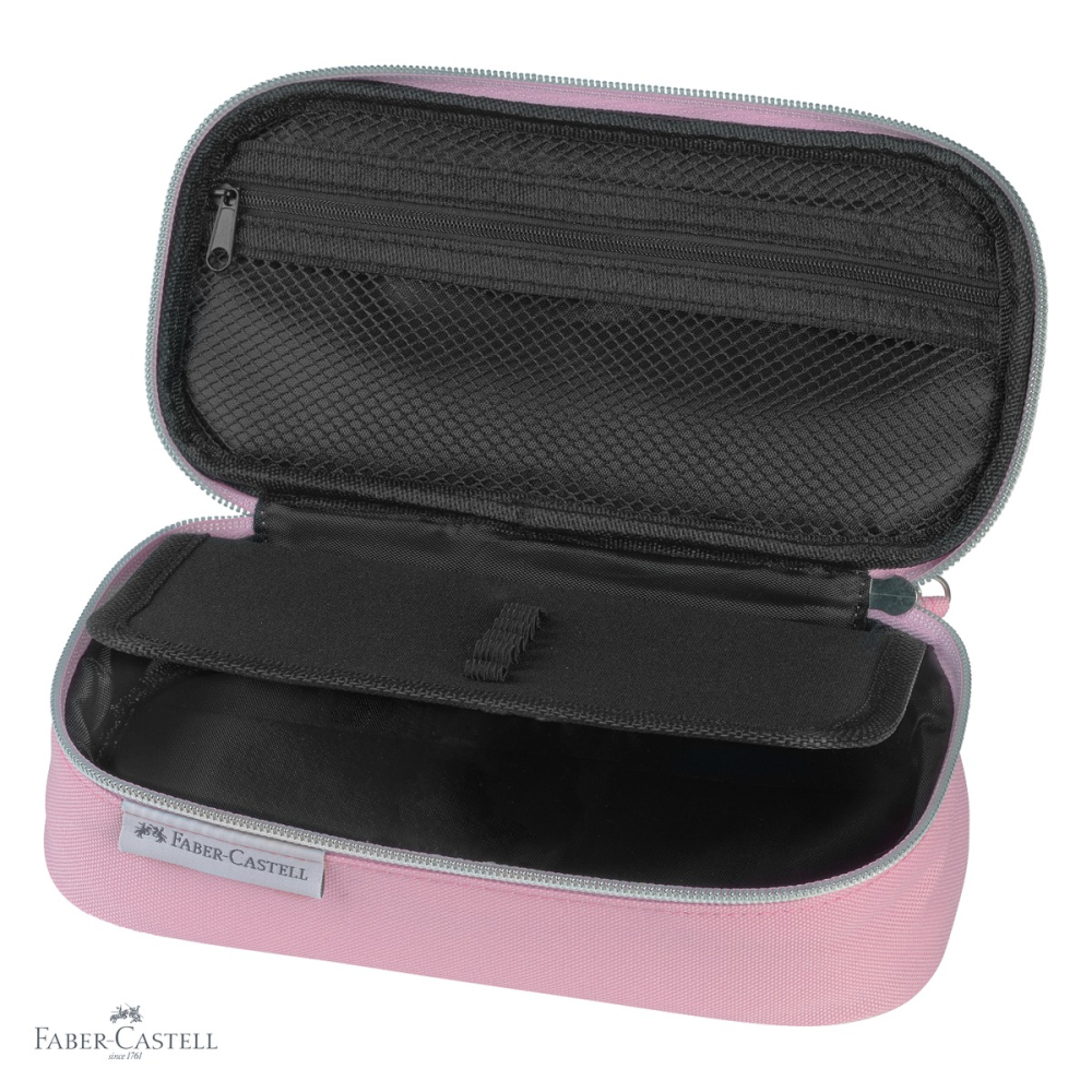 Penar oval neechipat Faber-Castell Rose Shadow 2024, design modern cu buzunar suplimentar, pentru scoala [4]